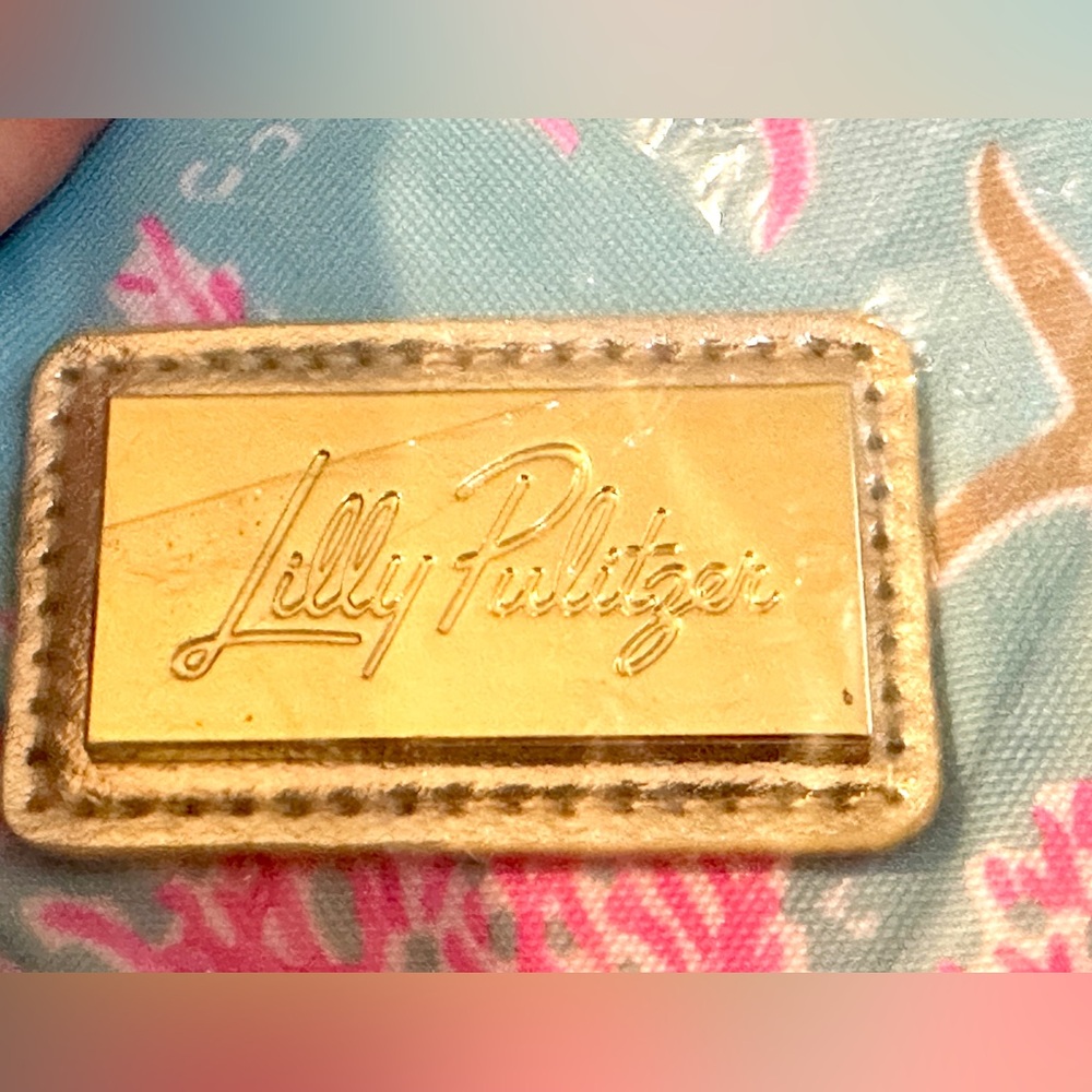 Lilly Pulitzer NWT-in bag! Large ‘Royal Coral’Insulated Beach Cooler Bag+meshbag - Picture 4 of 8